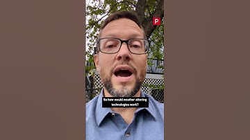 Why is MTG talking about weather modification?