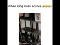 When king kazu scores 🤩 🤩 🤩 #shorts