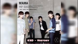 EXO (엑소) -  History (Hidden Vocal/ Instrumental) with background voice