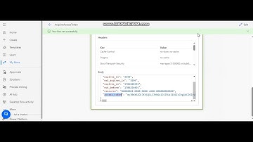 Acquire Access Token from Microsoft Dynamics 365 CRM Power Automate