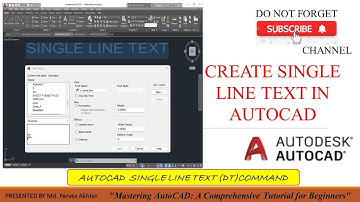 #SingleLine text #SingleLine text in AutoCAD #How to create Single Line text  #AutoCAD 2019tutorial