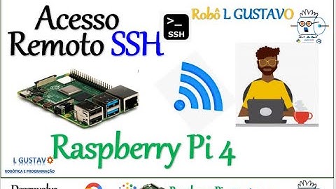 Projeto 16 - Como usar a Raspberry Pi sem monitor ou TV via SSH remotamente ? - Maker 4.0 L GUSTAVO
