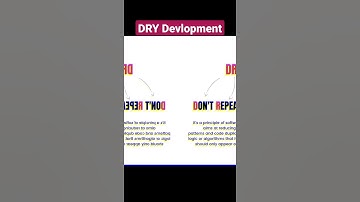what is DRY Devlopment #shorts #webboss