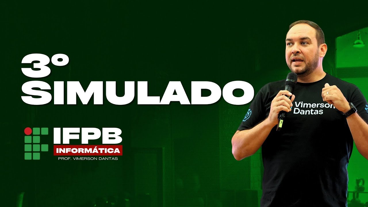 3º Simulado -  Informática para IFPB - Banca: Instituto AOCP [Correção]