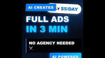 AI Creates Complete Ad Campaign in 3 Minutes | $5/Day Facebook Ads Demo (No Agency Needed)