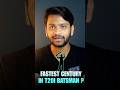 Which Batsman Made Fastest Century in T20I Cricket ?  #shorts #cricket