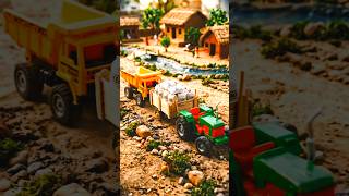 Satisfying Miniature Hillside Irrigation Canal Construction 🚜 Building Tiny Village Water System