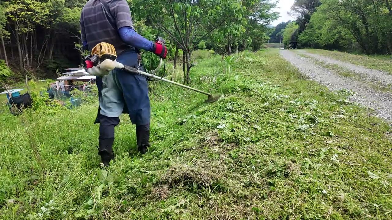 4段目道の下：草刈り機26㏄ チップソー ジズライザプロエア・ナイロン