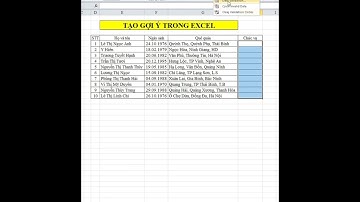 Cách tạo gợi ý siêu hay của dân Excel lâu năm #Shorts