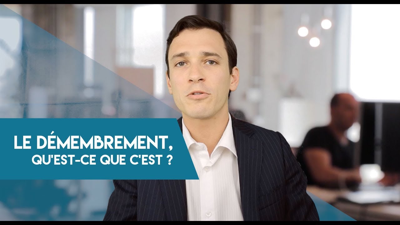 Le démembrement : qu'est-ce que c'est ? - Gestion de patrimoine ⚙😀💡