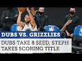 Warriors vs. Grizzlies highlights: Steph drops 46, Dubs take 8 seed from Grizzlies | NBC Sports BA