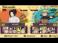 Naruto Shipudden Ultimate Ninja 5 PS2 Todos los personajes desbloqueables