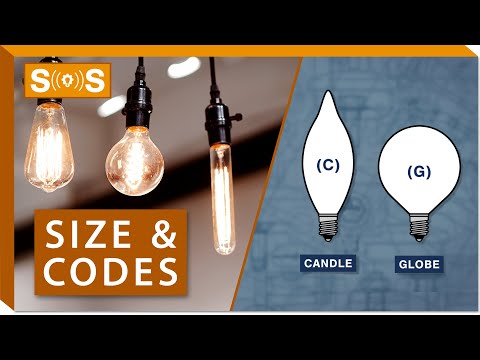 Decorative Light Bulb - Size & Codes | Spec.