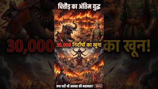 The Untold Story of Chittorgarh's Final Battle | Akbar vs Mewar  #history #facts #chittorgarh