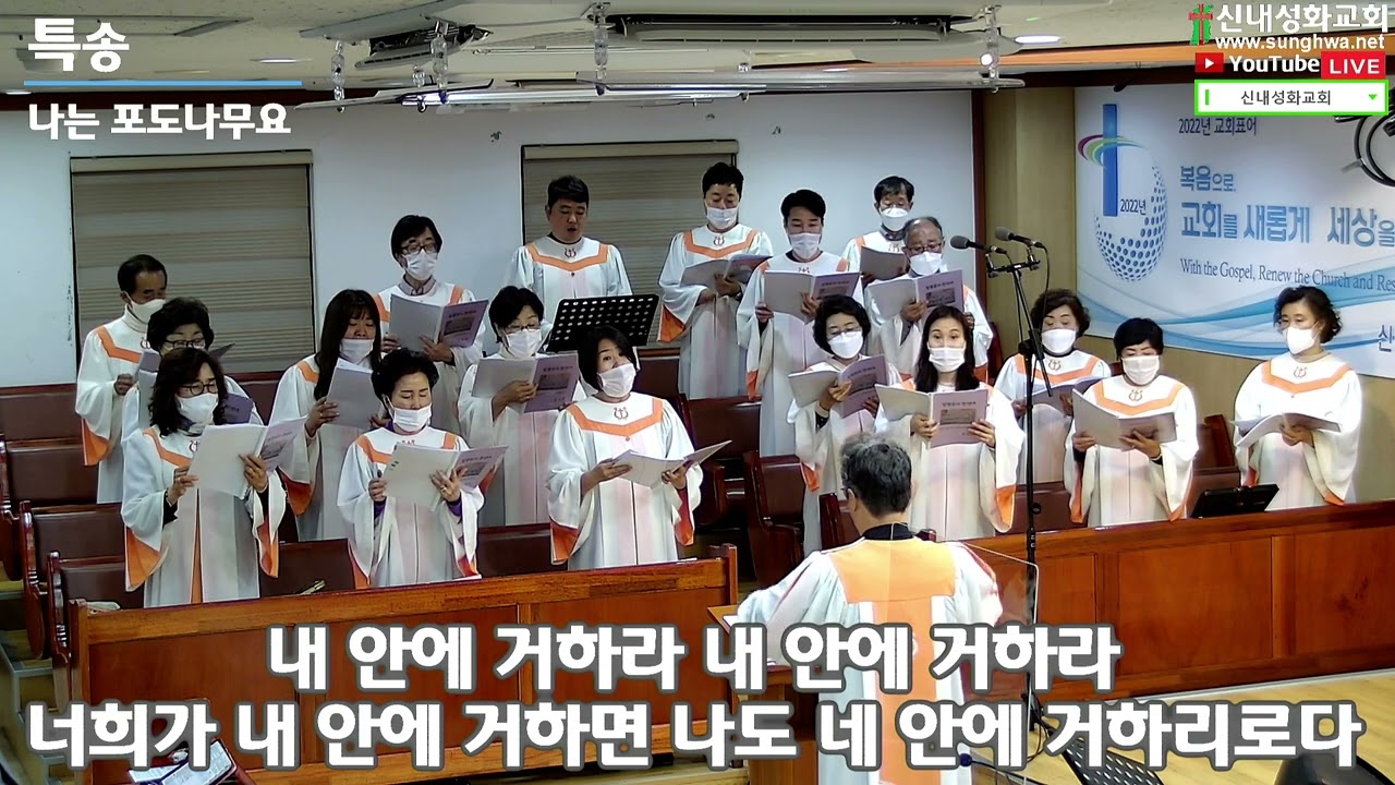 나는 포도나무요 - 할렐루야 찬양대 | 22.10.30