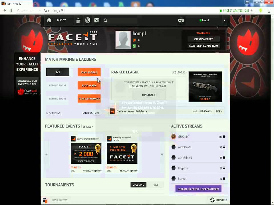 Дали бан на фейсите. Баны на FACEIT. Бан на 7 дней в КС го. Бан в КС на 7 дней. Баны на фейсите по времени.