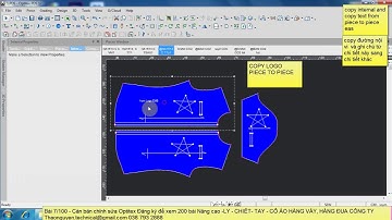 Optitex17.7 copy internal and copy text from piece to piece eas - COPY ĐƯỜNG NỘI VI