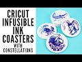 Constellation Craft: Coasters Made with Cricut Infusible Ink