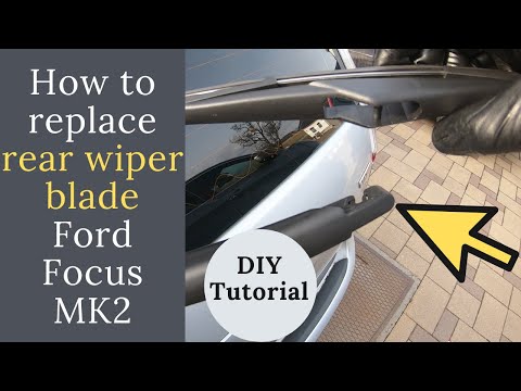 How to replace rear wiper blade on Ford Focus MK2 