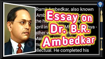 Essay on Dr. Bhimrao Ambedkar in English || Keep Learning Official. #brambedkar #essay