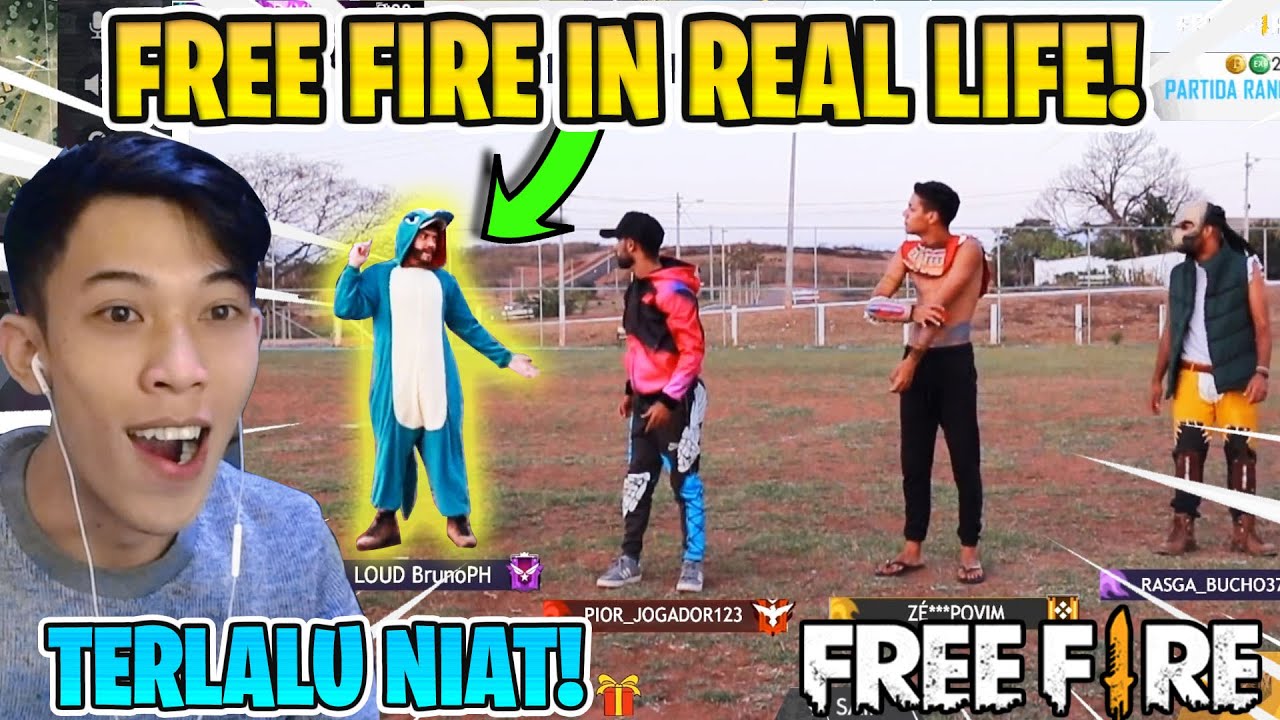 INI TERLALU NIAT SIH! KETIKA FREE FIRE DI DUNIA NYATA ...