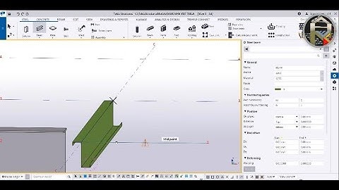 Tekla structures _ hướng dẫn tạo tiết diện profile I, tôn sóng(0.3÷0.5mm), xà gồ trong tekla