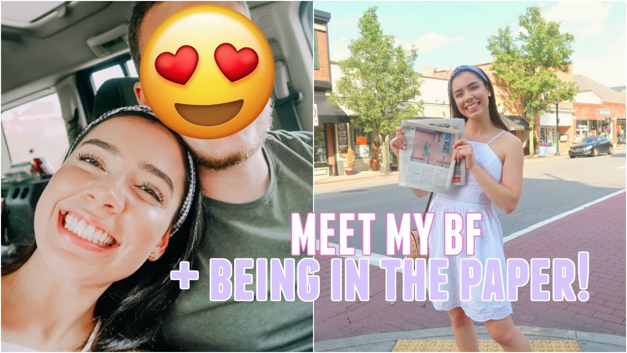 MEET MY BOYFRIEND + I WAS IN THE NEWSPAPER!