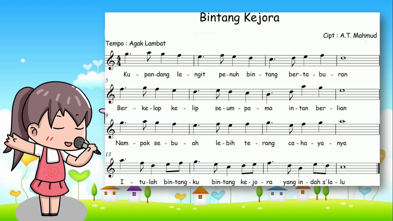 Lagu Bintang Kejora / Pembelajaran SBDP Kelas 3 Tema 5 Subtema 1 - YouTube