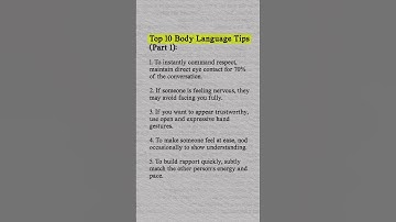 10 Body Language Hacks to Instantly Command Respect!