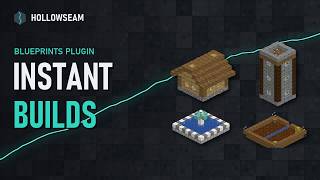 Buildings That Build Themselves in Minecraft Bedrock | Blueprints Plugin News