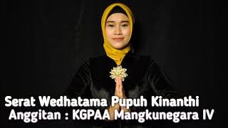 Serat Wedhatama Pupuh Kinanthi || anggitan : KGPAA Mangkunegara IV || Oleh Yuni Jawa