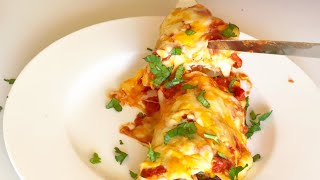 Easy chicken enchiladas 🤤 SO GOOD