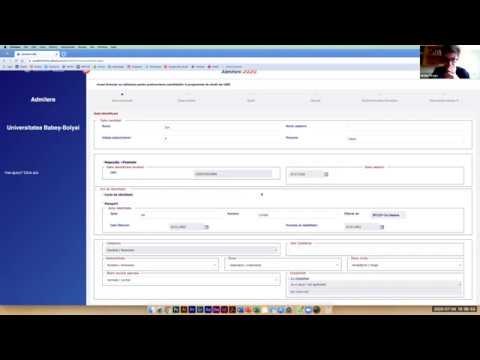 Tutorial LIVE, platforma de înscriere UBB, admitere iulie 2020