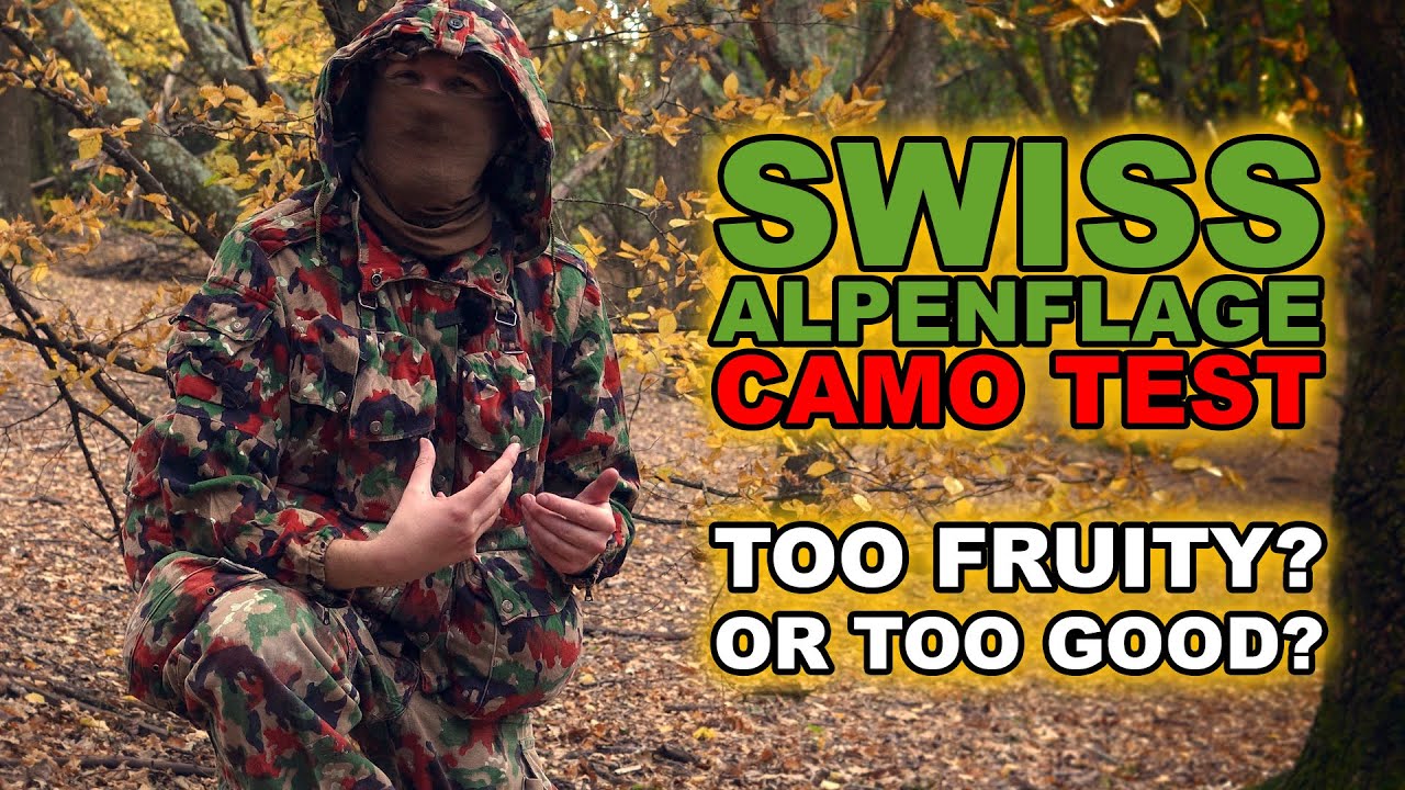 Swiss ALPENFLAGE 4K Camo Test - YouTube