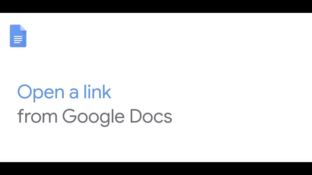 Open A Link In Google Docs YouTube Open A Link In Google Docs YouTube