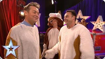 EXCLUSIVE! Ant, Dec and Stephen joke backstage before Disco Dogs’ debut | Britain