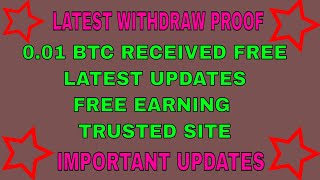 Free Latest Withdraw Proof- Best And Legit Bitcoin Earning Site 2020 ||CryptoTricks-Find New Site