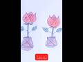 🌺Flower drawing🌺🌹How to draw Flower🌺#shorts #Flower #drawing #drawingtutorial #easydrawing #sketch