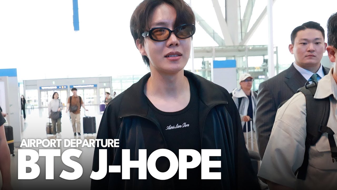 [4K] BTS 제이홉, 인천공항 출국 | BTS J-HOPE Airport Departure