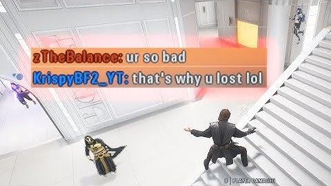 TOXIC TRASH TALKER RAGE QUITS | HvV #1207 | Star Wars Battlefront 2