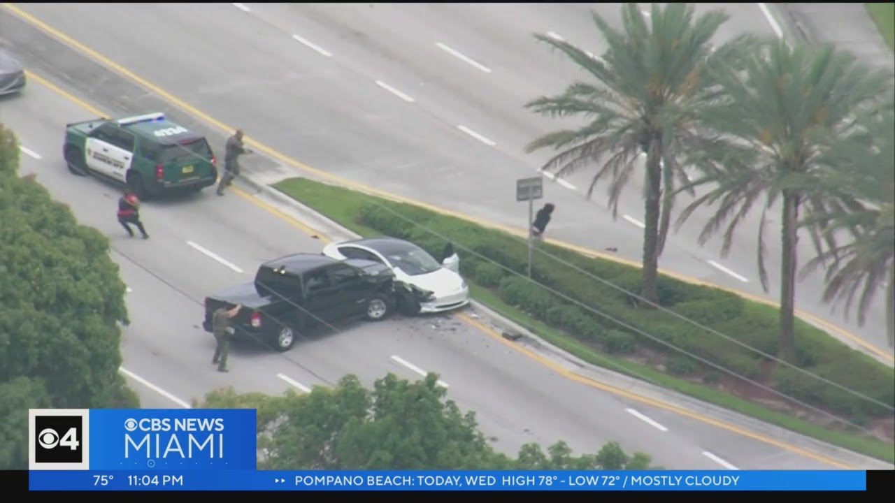 Tri-county pursuit spanned Miami-Dade and Broward - YouTube