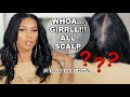 *NEW* FULL FAKE SCALP Wig| Glue-less Freestyle Part Full Lace Wig- PRETTYLUXHAIR