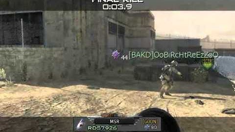 RDS7926 - Luckiest Cross Map Throwing knife Ever! (Final Kill)