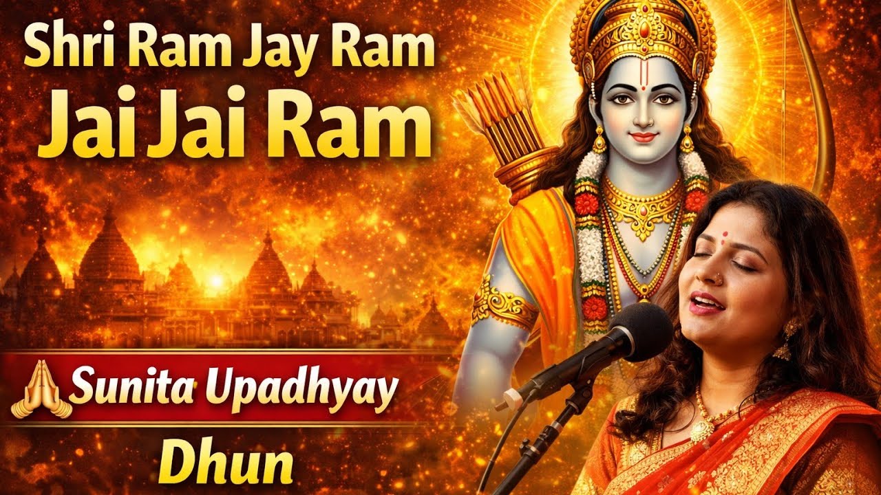 Shree Ram Jai Ram Jai Jai Ram Dhun | 1 Hour Ram Naam Chanting | Peaceful Bhajan by Sunita Upadhyay