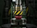 hydrolic press ball with one tone kg 😟#funny #viral #shorts
