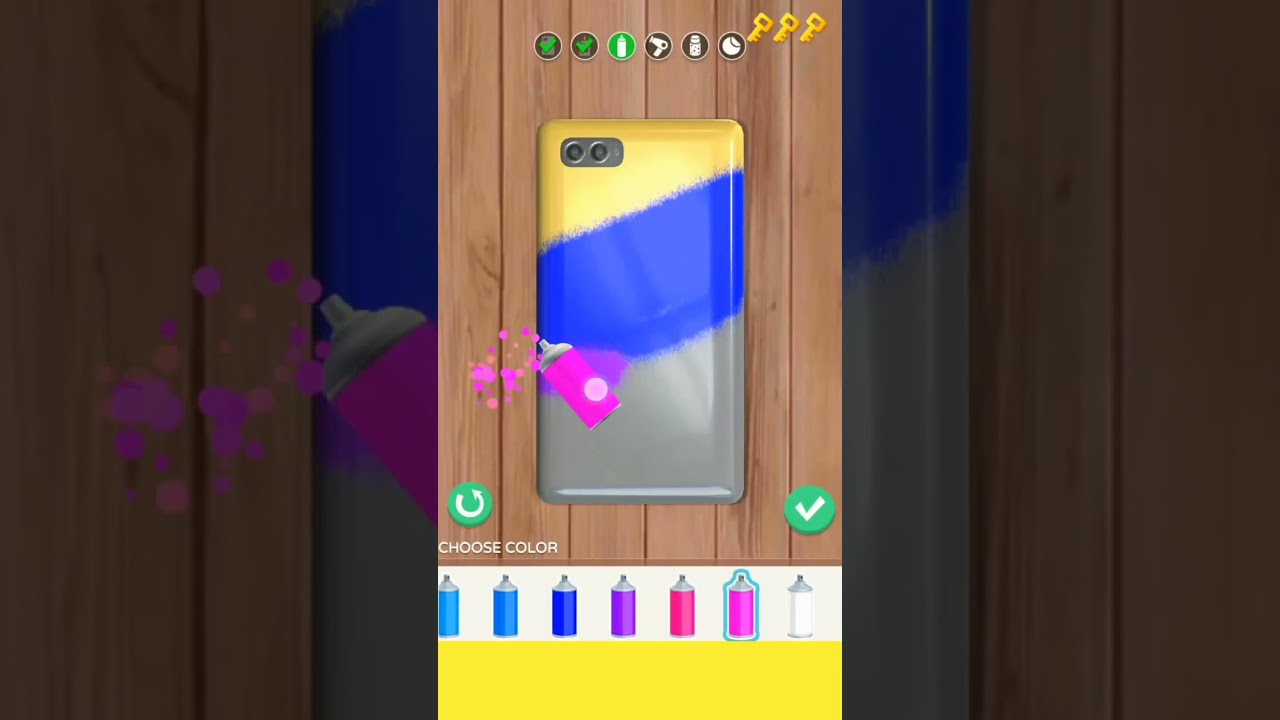 Phone painting game 😚 💝 