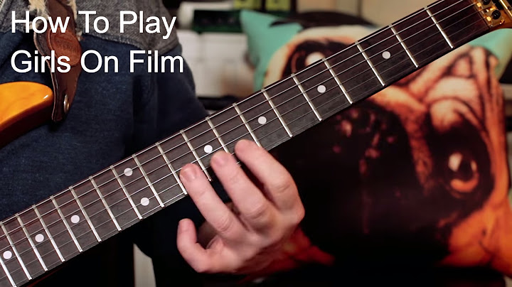 Girls on Film Guitar version - Guitar performance video thumbnail