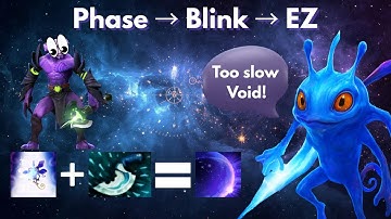 How to Dodge Chrono with Blink Dagger using Puck - Dota 2