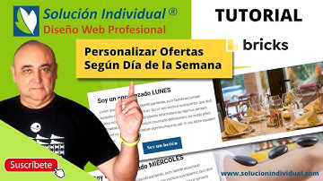 Personalizar Ofertas según Día de la Semana con Lógica Condicional en Bricks para WordPress