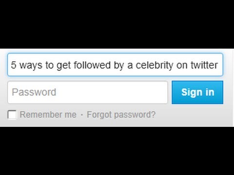 Video: How To Follow A Celebrity On Twitter